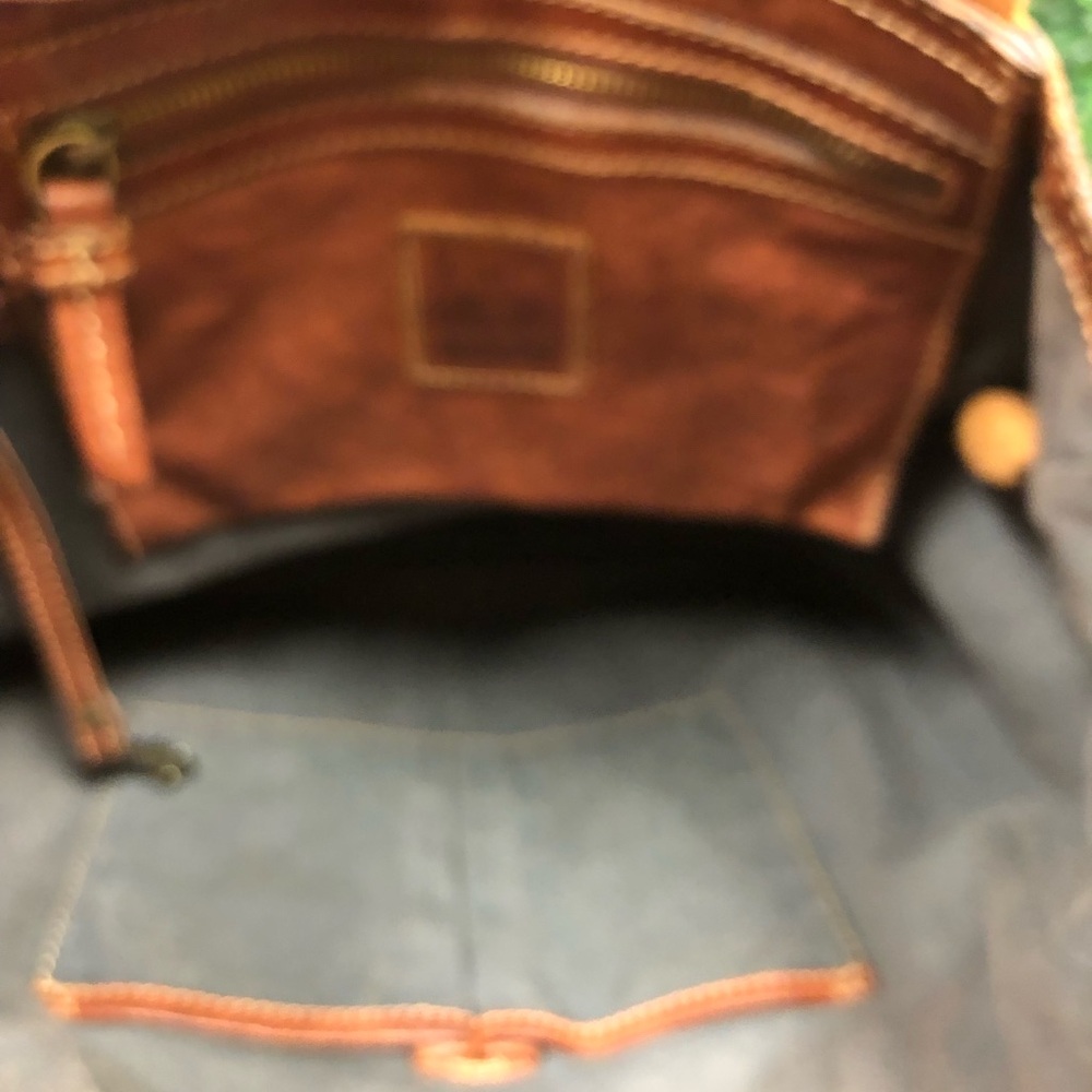 Frye Leather Tote Bag with Front Pockets - Picture 8 of 13